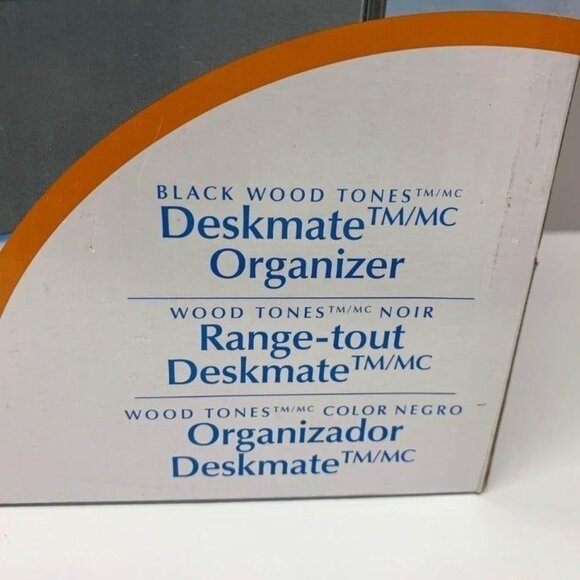 Rolodex 82433 Deskmate Organizer Black New - Picture 2 of 6